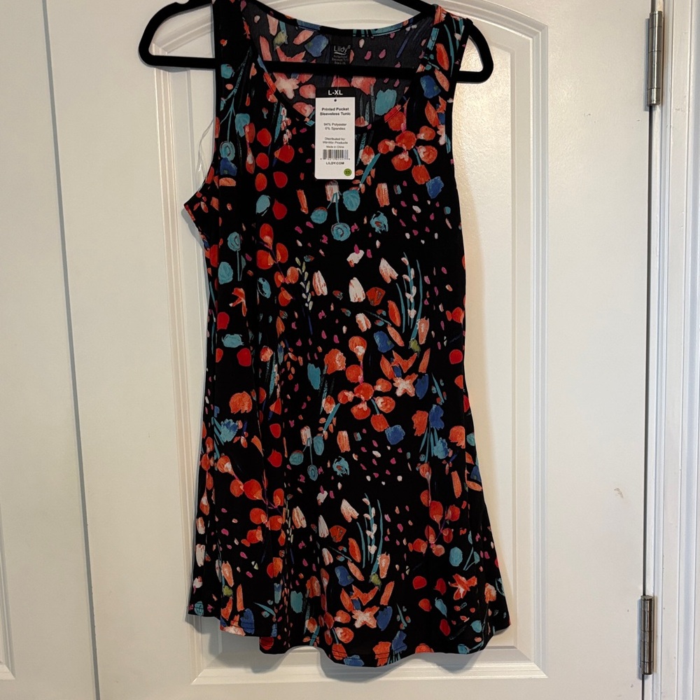 Colorful Floral Mini Dress